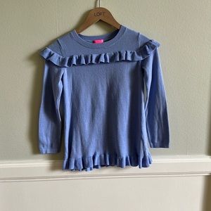 Lilly Pulitzer lilac, long sleeve kids, Lilly Pulitzer size large girls, 8- 10